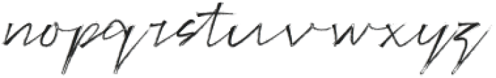 Tulisha Brush Regular otf (400) Font LOWERCASE