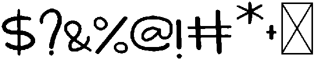 Tumbler Regular otf (400) Font OTHER CHARS
