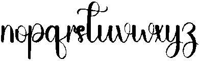 Tumbler Regular otf (400) Font LOWERCASE