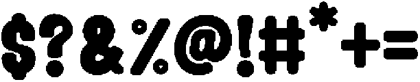 Tumbo otf (400) Font OTHER CHARS