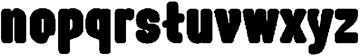 Tumbo otf (400) Font LOWERCASE