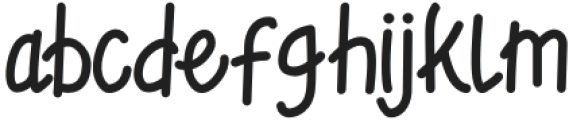 Tumbuhan otf (400) Font LOWERCASE