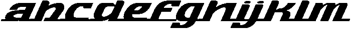 Turbo Strike Slant otf (400) FONT