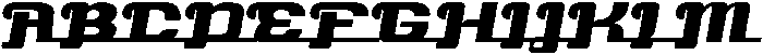 Turbo Strike otf (400) Font UPPERCASE