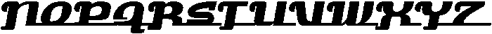 Turbo Strike otf (400) Font UPPERCASE
