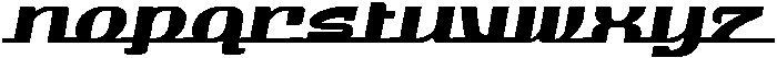 Turbo Strike otf (400) Font LOWERCASE