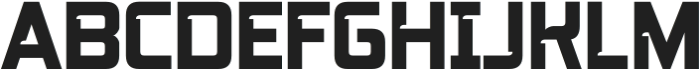 Turbo Striker  Regular otf (400) Font UPPERCASE