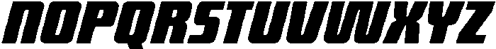 Turbohaus Italic otf (400) Font LOWERCASE