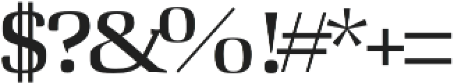 Turin-Serif regular otf (400) Font OTHER CHARS