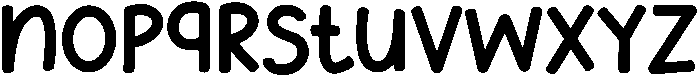 Turkey Regular otf (400) Font LOWERCASE