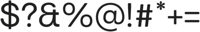Turnkey Soft Regular otf (400) Font OTHER CHARS