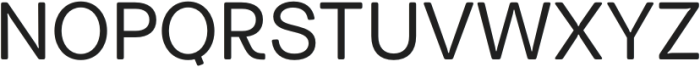 Turnkey Soft Regular otf (400) Font UPPERCASE