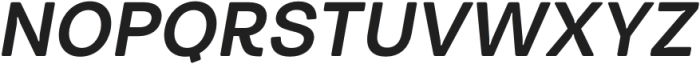 Turnkey Soft Semi Bold Italic otf (600) Font UPPERCASE