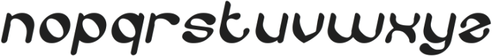 Turtle Style Italic otf (400) Font LOWERCASE