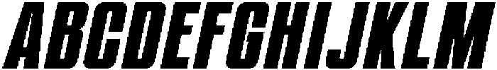 Tuslav Italic otf (400) Font UPPERCASE