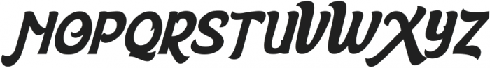 Tustel Italic otf (400) Font UPPERCASE