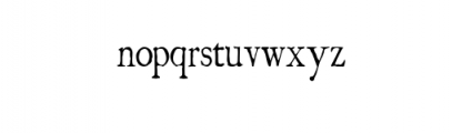 Turvanas Font Font LOWERCASE