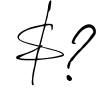 Tulisan ( Signature Font) Font OTHER CHARS