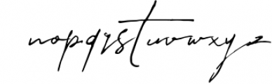 Tulisan ( Signature Font) Font LOWERCASE
