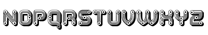 Tubes Extravagant Regular Font UPPERCASE