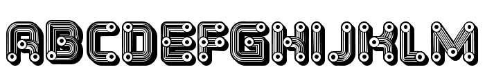 Tubes Extravagant Regular Font LOWERCASE