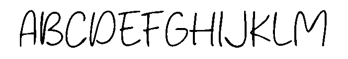 Tuesday Lovely Font UPPERCASE
