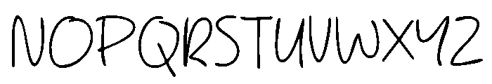 Tuesday Lovely Font UPPERCASE