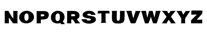Tuff Stuff Font UPPERCASE