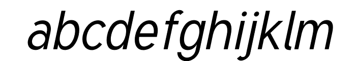 Tuffy Italic Font LOWERCASE