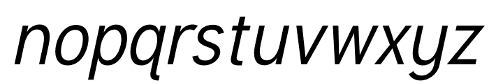 Tuffy Italic Font LOWERCASE