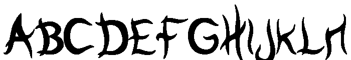 Tulen Font UPPERCASE