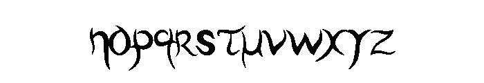 Tulen Font LOWERCASE