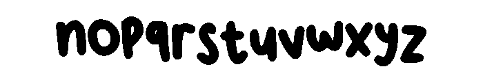 Tulisan Khay Regular Font LOWERCASE