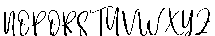 Tumbler Font UPPERCASE