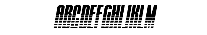 Turb0lence Halftone Italic Font LOWERCASE