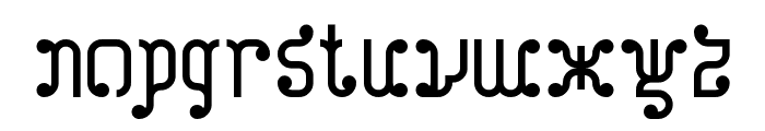 Turk and Nusa Regular Font LOWERCASE