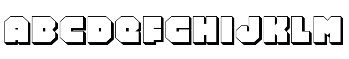 Turtle Mode 3D Font LOWERCASE