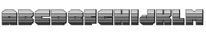 Turtle Mode Chrome Font LOWERCASE