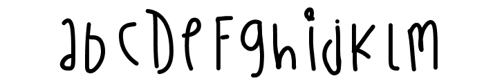TurtleWishes Font LOWERCASE