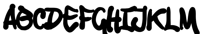 Tusch Touch 1 Font UPPERCASE