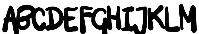 Tusch Touch 3 Font UPPERCASE