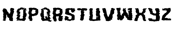 Tussle Expanded Font LOWERCASE