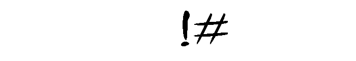 Tuzluca TDD Font OTHER CHARS