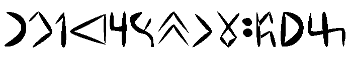 Tuzluca TDD Font UPPERCASE