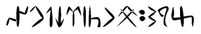 Tuzluca TDD Font LOWERCASE