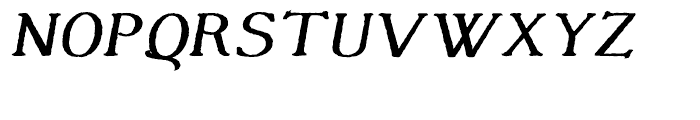Tumbletype No 2 Regular Font UPPERCASE