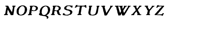 Tumbletype No 2 Regular Font LOWERCASE