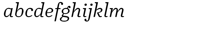 Turnip Light Italic Font LOWERCASE