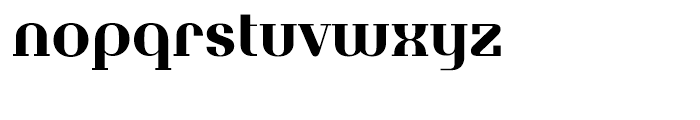 Tuxedo Bold Font LOWERCASE