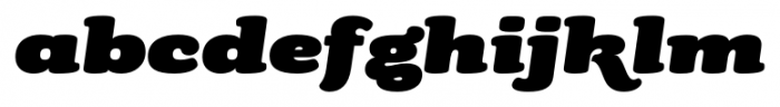 Tubby Swash Font LOWERCASE
